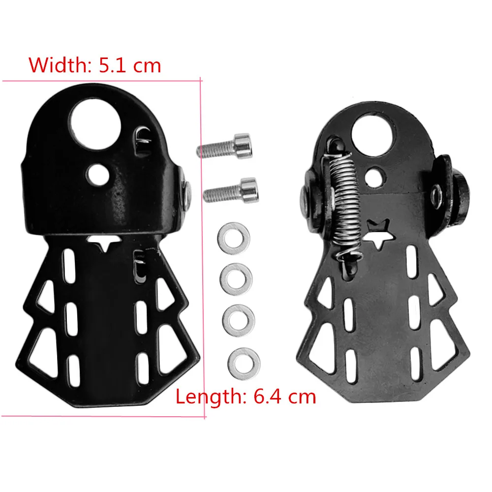 Пара задних педалей из нержавеющей стали для горного велосипеда, утолщенные задние складные велосипедные аксессуары для детского сиденья