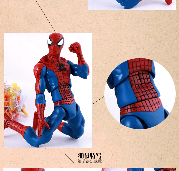 Very Fun Large Size Mobile Spider-Man Garage Kit Movable Joint Variety Modeling Cool Garage Kit