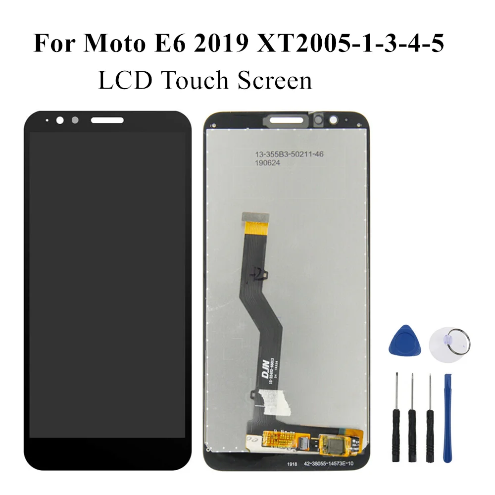 ЖК дисплей для Motorola MOTO E6 2019 XT2005 1 3 4 5 сенсорный экран дигитайзер в сборе moto