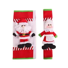 2 шт. домашняя Защитная волшебная ручка для духовки, универсальная ручка холодильника, моющаяся Крышка для микроволновой печи, рождественские практичные декоративные