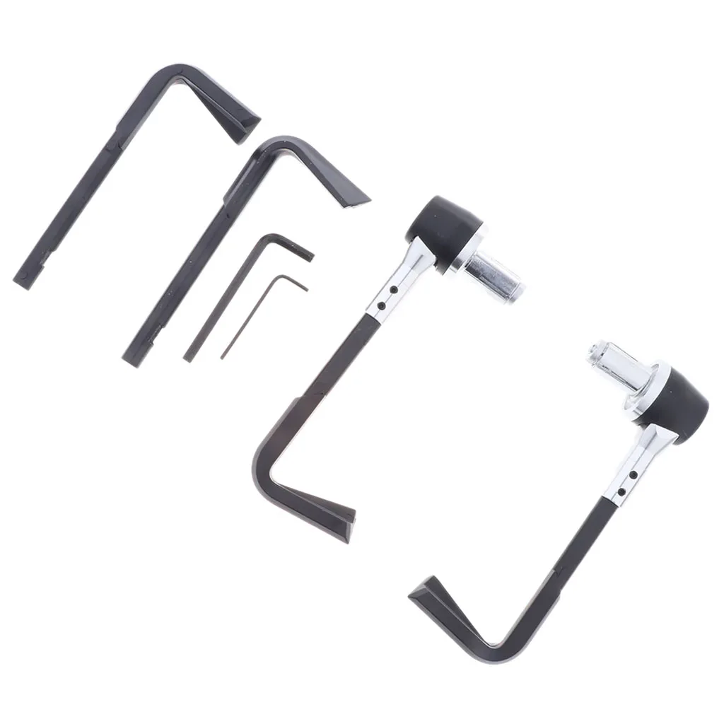 Universal Motorcycle Pro Brake Clutch Levers Protect Guard - CNC 7/8inch Protector Handlebar Brush System