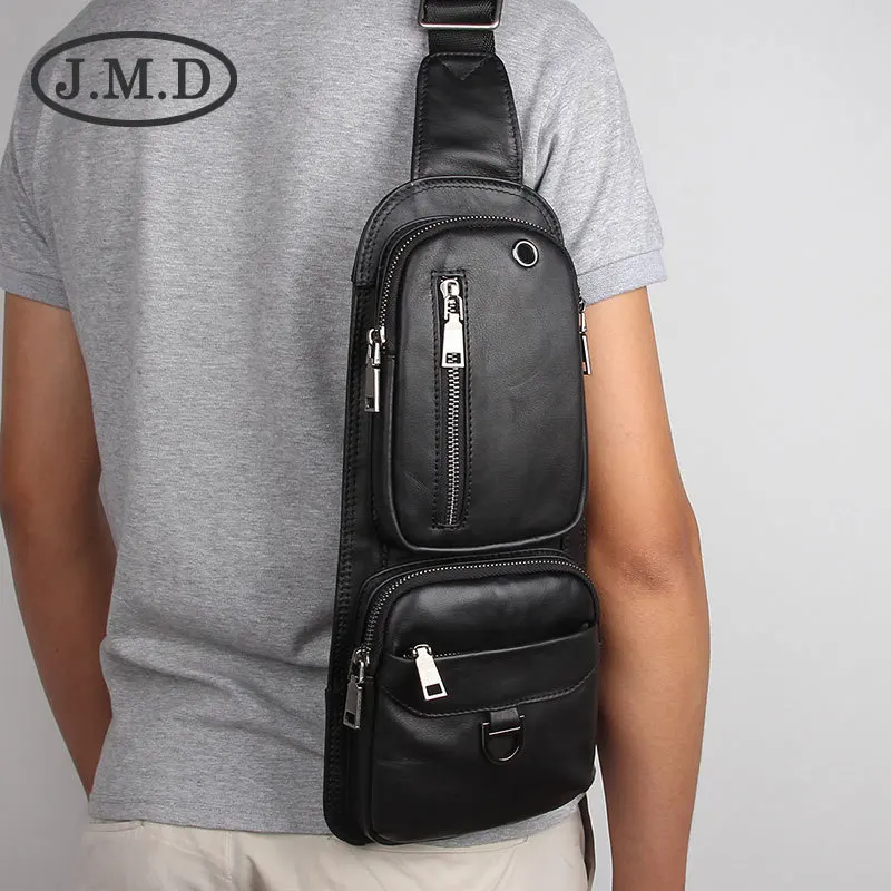 

Мужская сумка через плечо, нагрудная сумка из искусственной кожи с usb-зарядкой, спортивная сумка через плечо