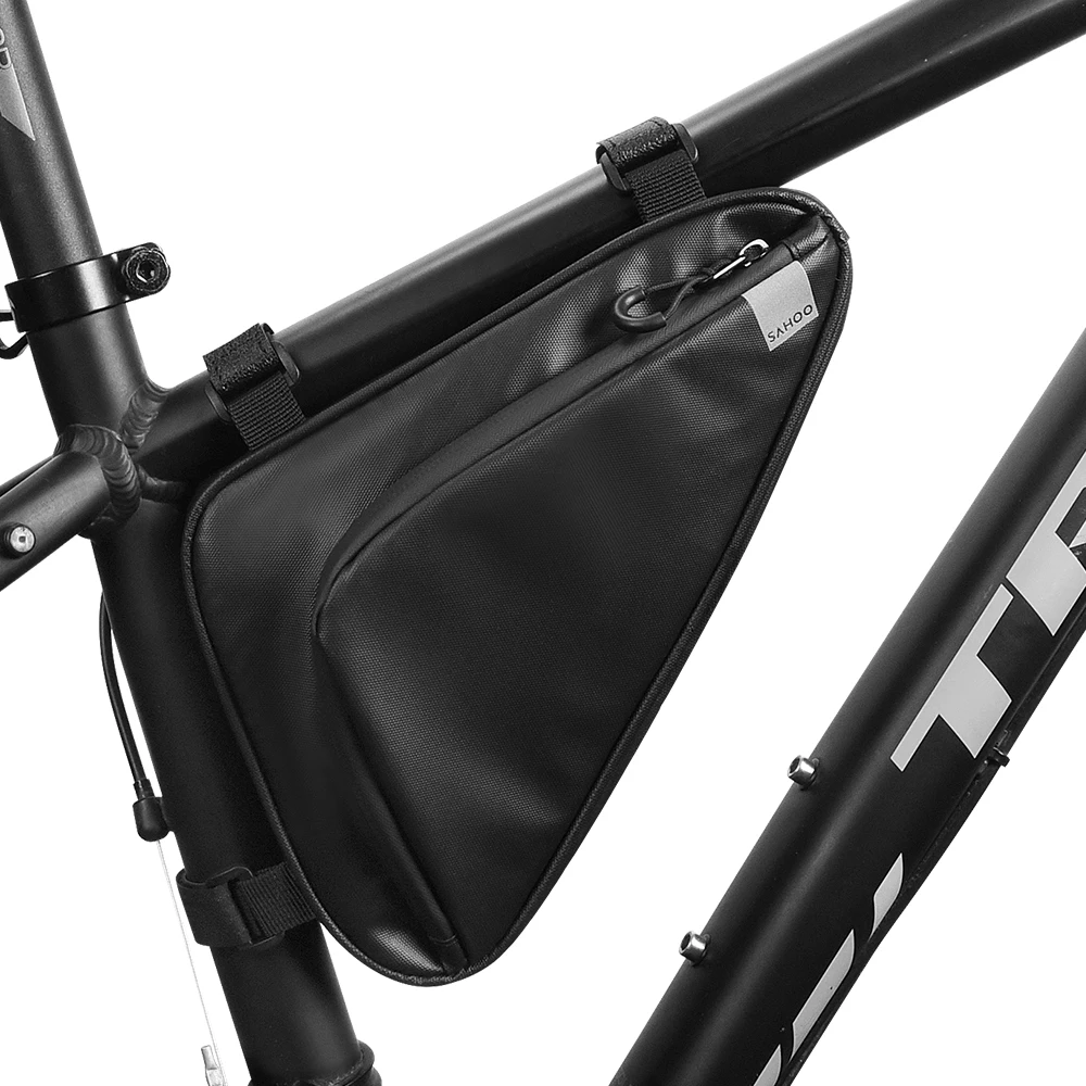  Waterproof Bike Bag Bicycle Frame Tube Bag Pack Cycling Tool Accesories Storage Pouch Bag Cycling B