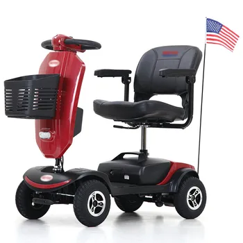 

Outdoor Compact Mobility Scooter With Windshield High Quality Portable Mobility Folding Electric Wheelchair Scooter For Adult