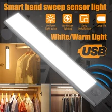 

Rechargble 30 LED PIR Infrared Motion Sensor Night Light Under Cabinet Light Closet Wardrobe Kitchen Battery Power Night Lamp