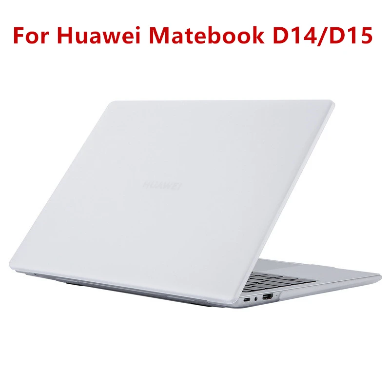 

2020 Matte Case for Huawei Matebook D 14 D 15 Hard Clear Crystal Transparent Shell Cover for Matebook D14 D15 2020 Funda Coque