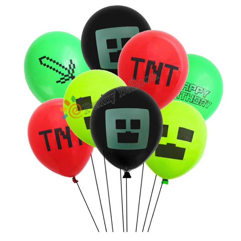 15 шт. 12 &quotнеровной красный TNT шар игра латексные шарики для вечеринки День