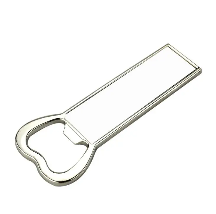 

50pcs Sublimation DIY White Blank Eco Friendly Bottle Openers Metal Beer Opener Kitchen Bar Tools SN662