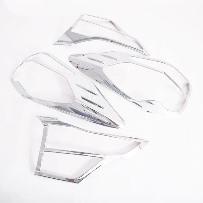 For-Toyota-Rush-2018-2019-2020-Chrome-Rear-Back-Lamp-Guard-Tail-Light-Cover-Trim-Car