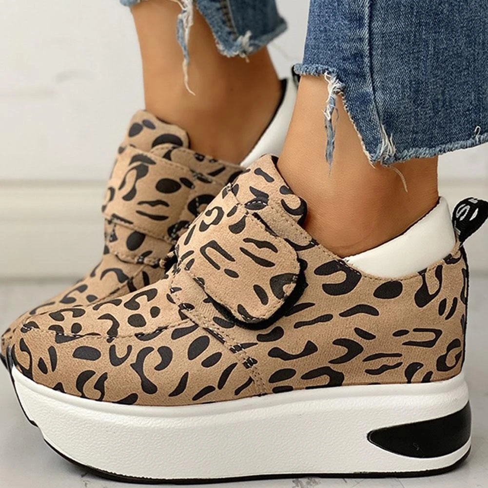 leopard casual shoes