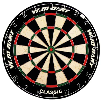 

WINMAX Dartboard Bristle Dartboard With 2 sets of darts 46*3.8CM Bristle Sisal Classical Dartboard