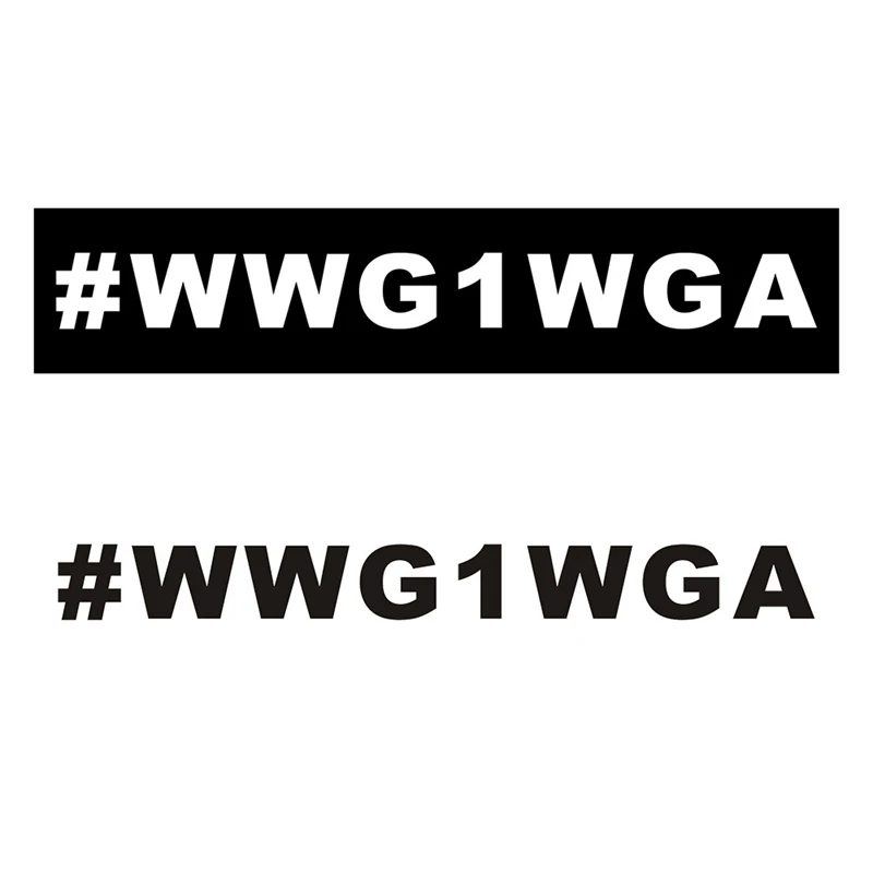 

2020 New Cartoon American WWG1WGA Home Pvc Diy Car Sticker