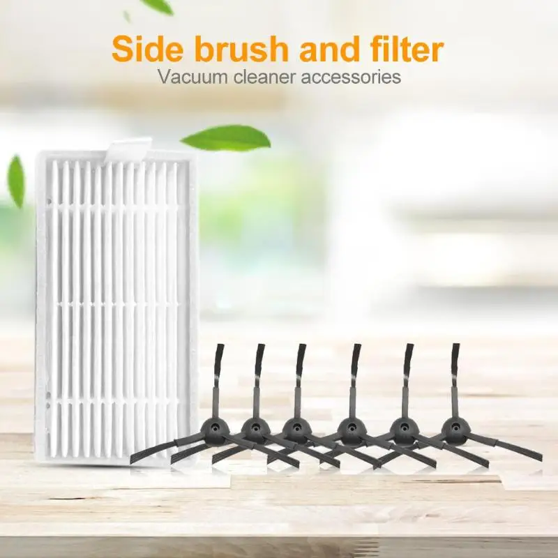 Боковая щетка+ фильтр костюм Замена Для Ecovacs CR120 вакуумные чистящие роботы аксессуары для пылесоса