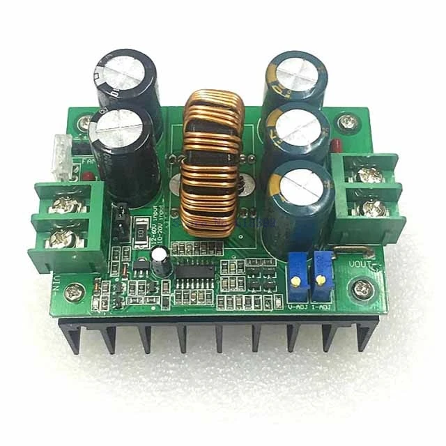 

A14-- 1200W 20A DC Constant Current CV Boost Converter 8V-60V to 12V-80V Non-isolated Voltage Step-up Power Supply Module