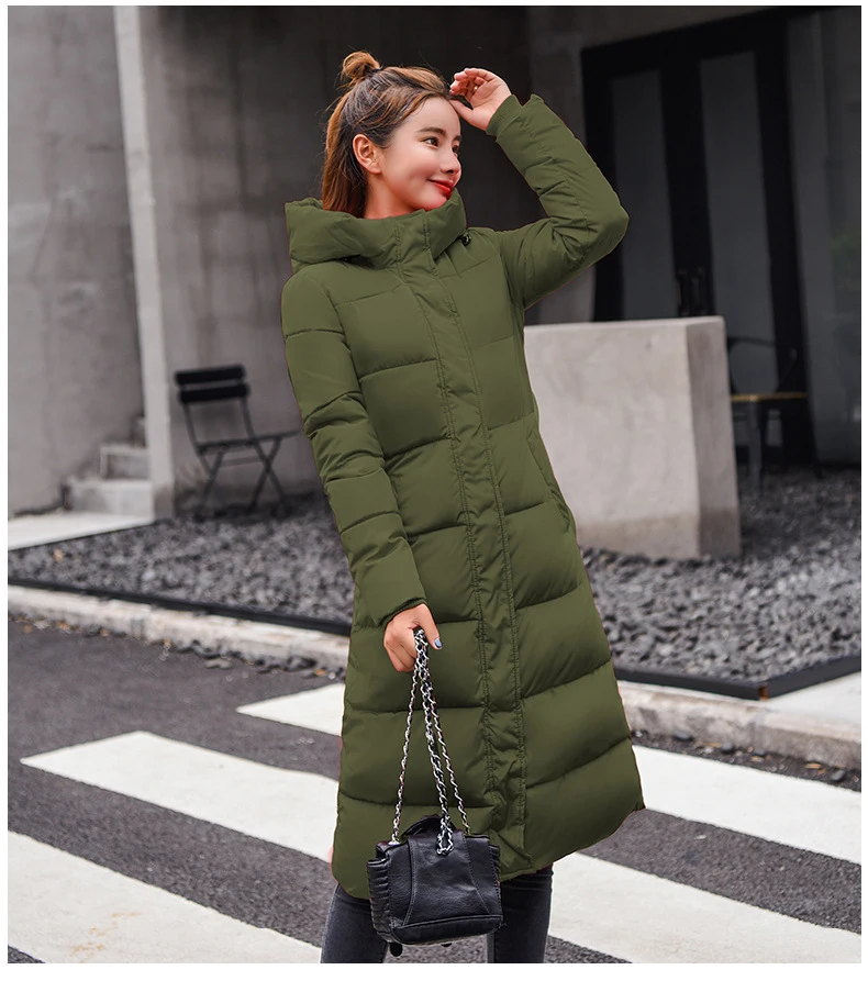 Parka Women Down Jacket Long Sleeve New Coats Women's Clothing Autumn Winter Jacket For Woman Warm Clothing Quilted Coat