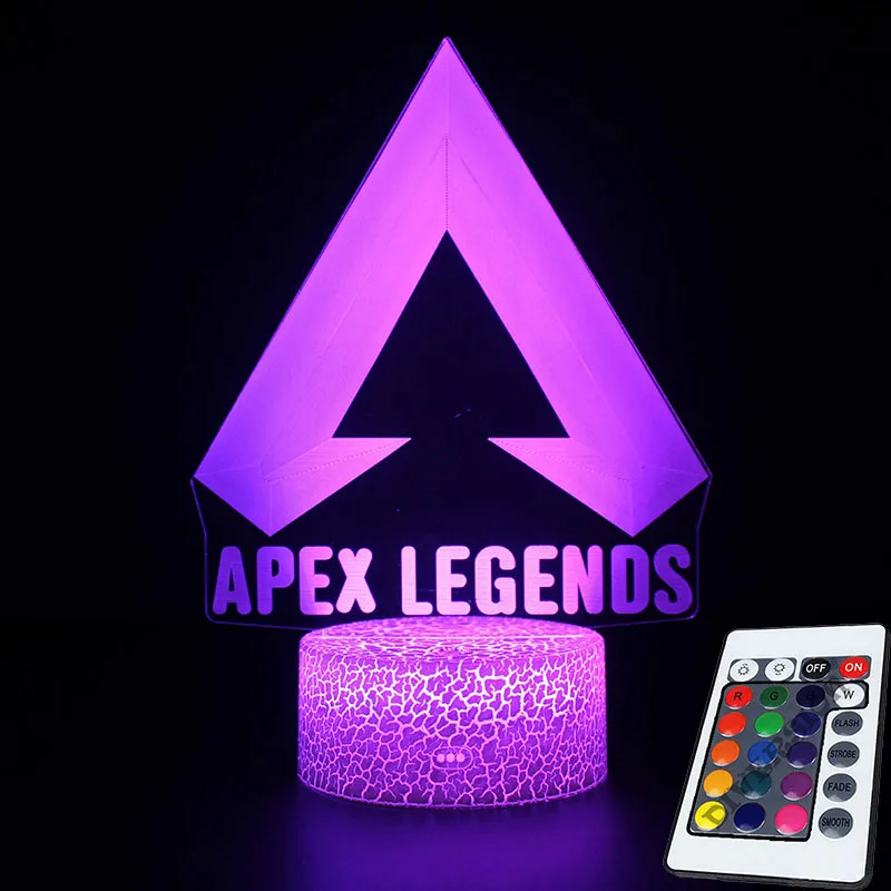 Новинка Apex Legends, Ночной светильник, фигурка, цвета, сменные светящиеся игрушки для детей, подарки на день рождения, Рождество - Цвет: LC742-RM