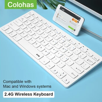 

2.4G Wireless Bluetooth Keyboard Wireless Silent Gaming Keyboard For Macbook Pro iPhone iPad Tablet PC Gamer Computer Keyboard