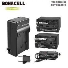 Bonacell 7,2 V 8700mAh батареи+ Зарядное устройство для sony NP-F975 NP-F970 NP-F960 NP-F950 NP-F770 NEX-FS100U NEX-FS700U DCR-SC100 L50