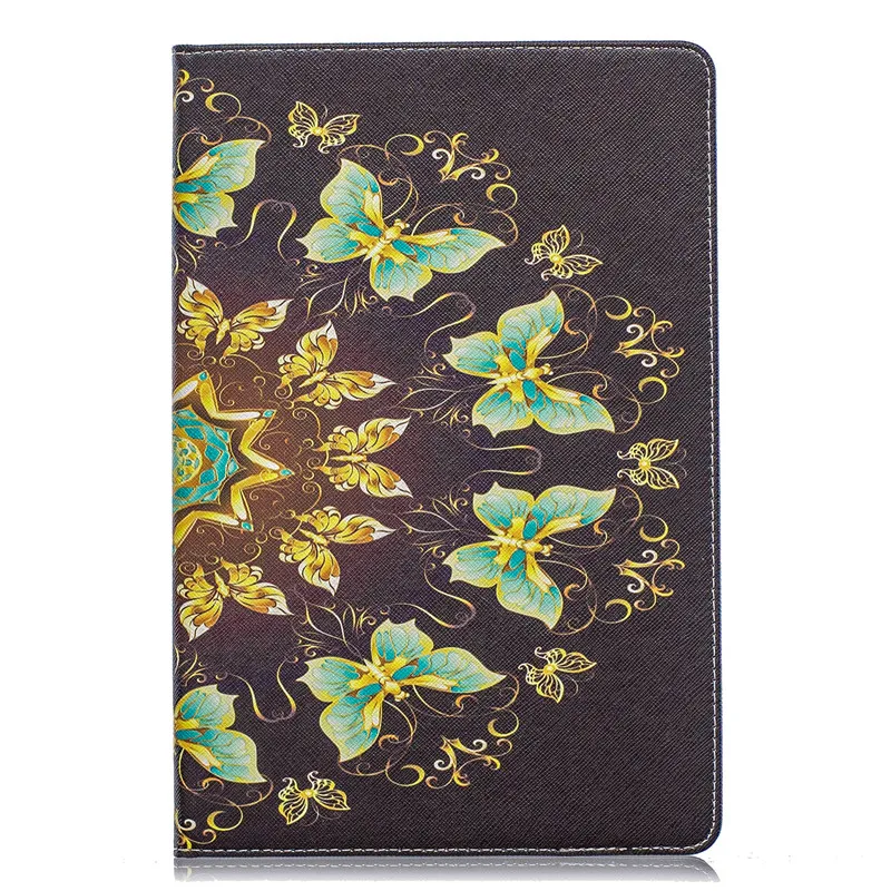Funda для iPad Pro 10,5 чехол с умным рисунком из искусственной кожи чехол-подставка для iPad Air 3 Air iPad 10,5 чехол+ ручка - Цвет: flower