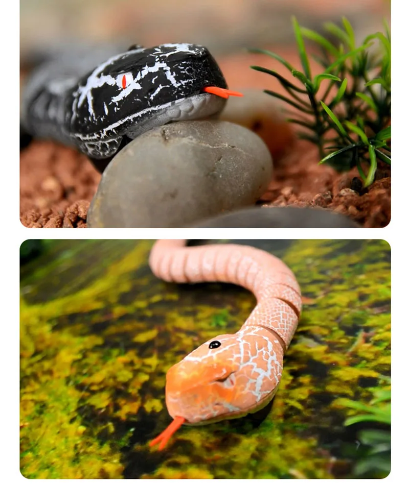 Новинка Забавный розыгрыш RC змея Naja Cobra Viper пульт дистанционного управления игрушка Инфракрасный имитация животного Newst трюк ужасающий озорство шутка