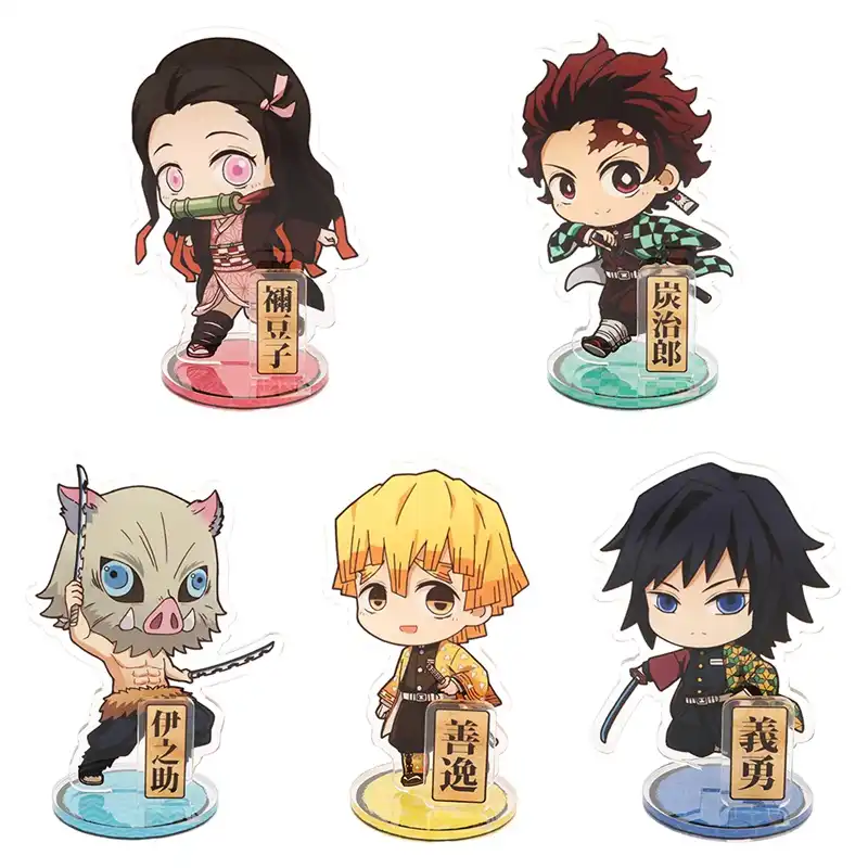 Anime Demon Slayer Kimetsu No Yaiba Accessories Cosplay Kamado Tanjirou Nezuko Zenitsu Giyuu Props Licensing Decoration Costume Props Aliexpress