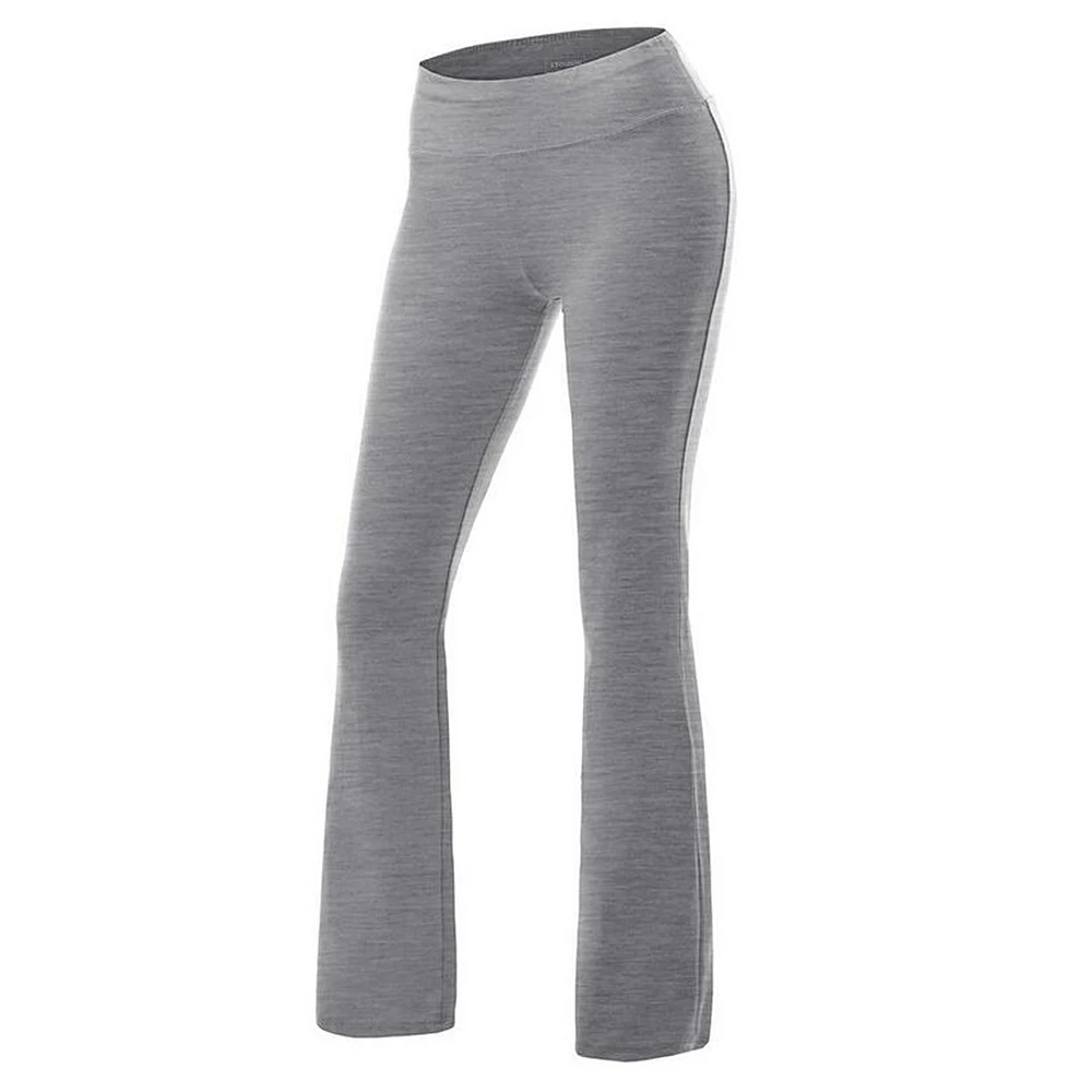 Yoga Pants Women Boot-Cut Yoga Pants Tummy Control Workout Casual Yoga Pants Breathable Workout Running Tights Sports Wear - Цвет: Grey