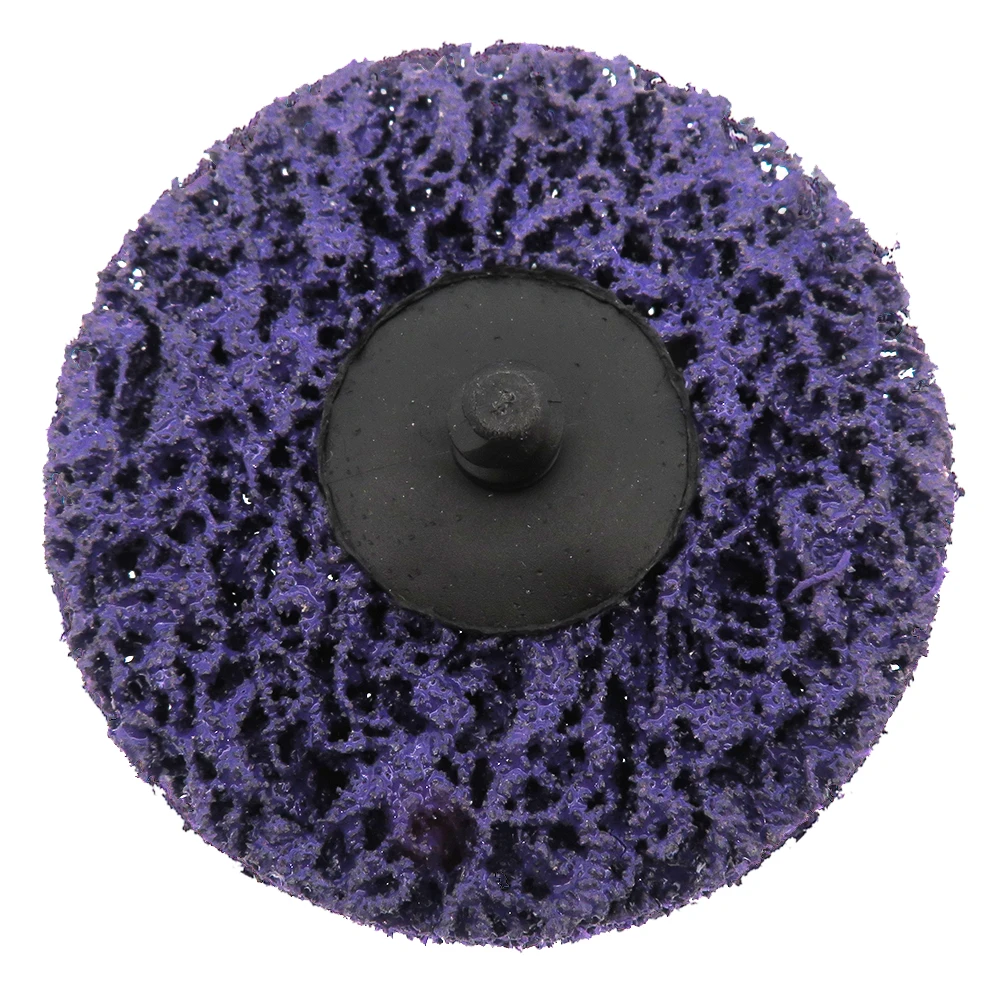 11PCS 3 Inch 75mm Quick Change Roloc Abrasive Disc Easy Strip & Clean Grinding Wheels+1pcs Lock Sanding Disc for Rust Removal