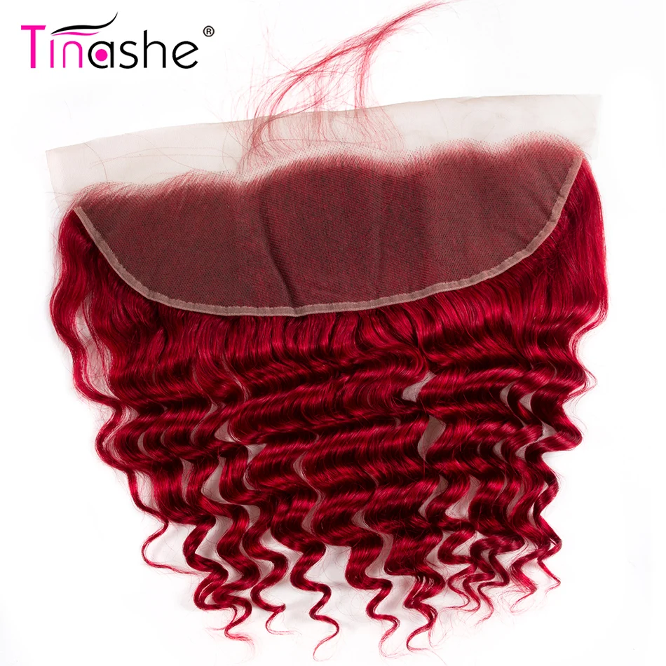 Tinashe волосы свободные глубокая волна Кружева Фронтальная Закрытие Remy