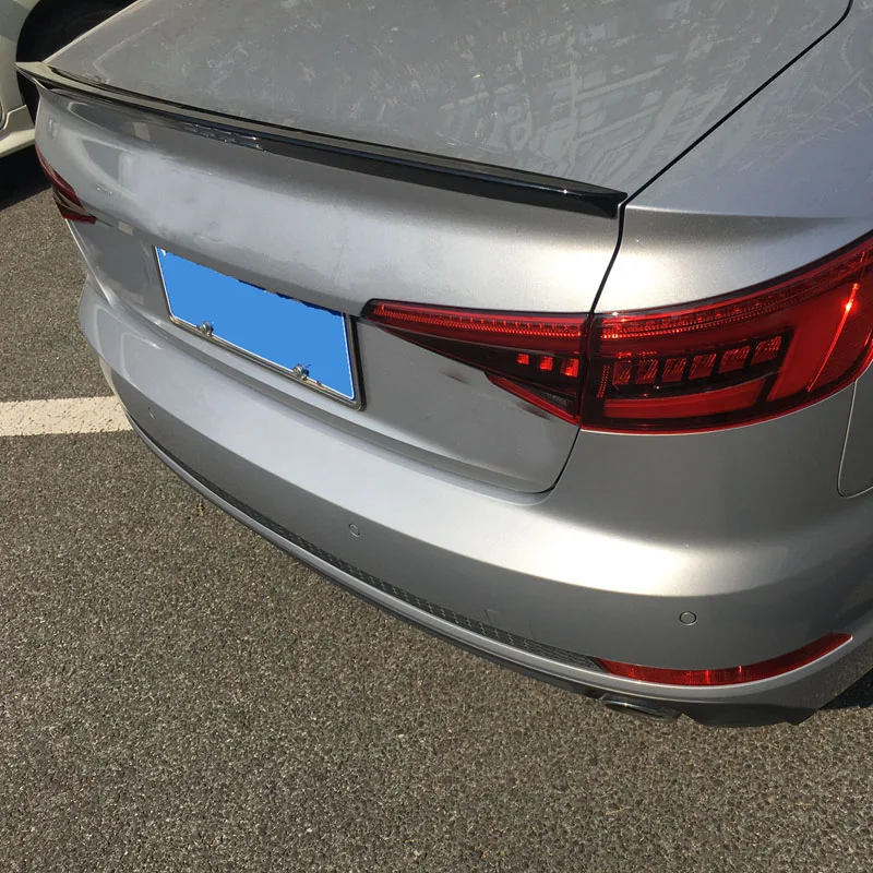 Неокрашенный задний спойлер для Audi A4 B9 2017 2018 2019 ABS|Спойлеры и крылья| |