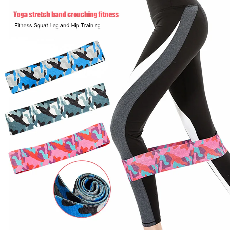 Hot Hip Glute Elastic Resistance Bands Booty Strap Anti Slip for Home Fitness Yoga Sports MVI-ing