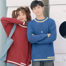 Winter Sweater Men Warm Fashion Contrast Color Casual Knit Sweater Man Sweter Clothes Hip Hop Loose Long Sleeve Pullover Men Winter Sweater Men Warm Fashion Contrast Color Casual Knit Sweater Man Sweter Clothes Hip Hop Loose Long Sleeve Pullover Men
