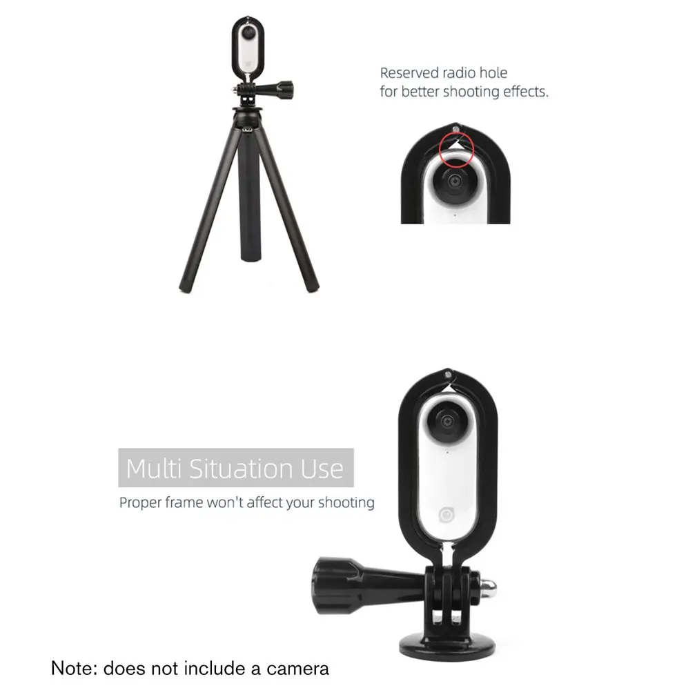 Для Insta360 Go металлический адаптер защитная рамка для камеры Резьбовой Адаптер кронштейн алюминиевый сплав крепление аксессуары для экшн-камеры