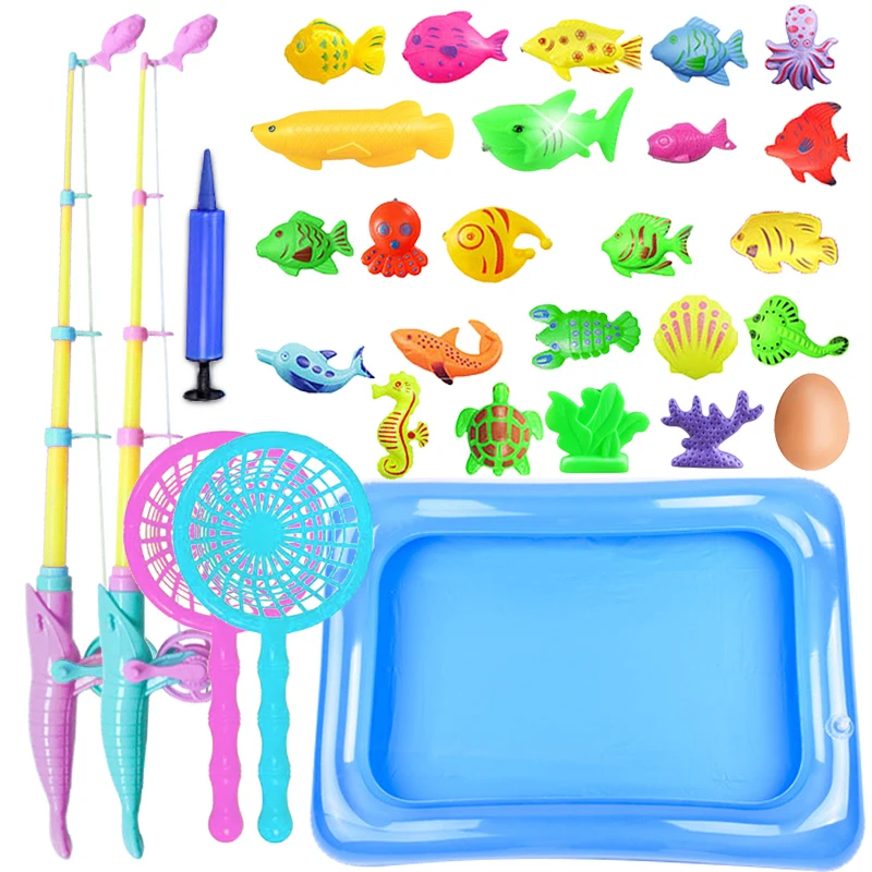 Детская Магнитная игрушка для мальчиков и девочек игрушки рыбалки набор GYH