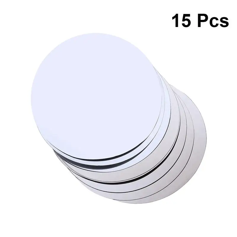 15pcs 12 шт алюминиевой фольги вино Pourer дисковый гибкий капельный стоп Pour Spouts диск(серебро - Цвет: 15pcs