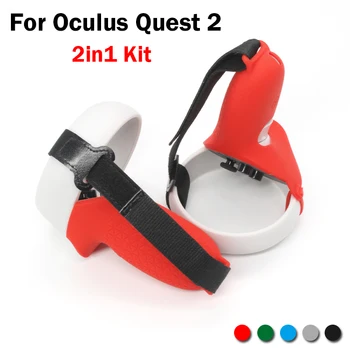 

For Oculus Quest 2 VR Protective Sleeve Controller Silicone Cover Skin Handle Grip Covers For Quest2 VR Controller Accessories
