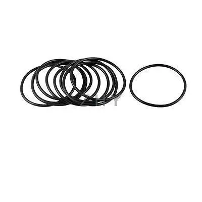 

54mm x 2.65mm x 48.7mm Rubber Sealing Oil Filter O Rings Gaskets 10 Pcs