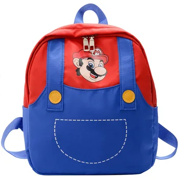 

Cartoon Small Mario Backpack For Girls Boys kindergarten Backpack For Baby Kids Cute Schoolbag 3D Travel Outdoor Mochila For Kid