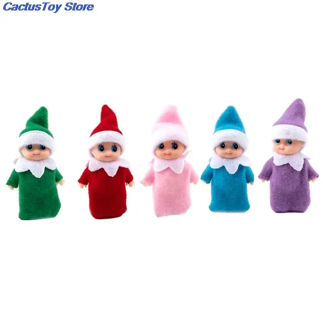 1Pc Halloween Christmas Doll Baby Elves Dolls Movable Arm Leg Elf Doll Dollhouse Toy 5