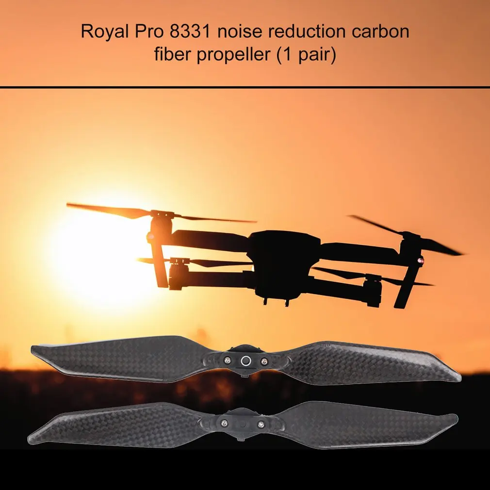 Для Mavic Pro 8331 аксессуары для камеры шумоподавление углеродное волокно весло Профессиональный портативный материал прочный Прямая поставка