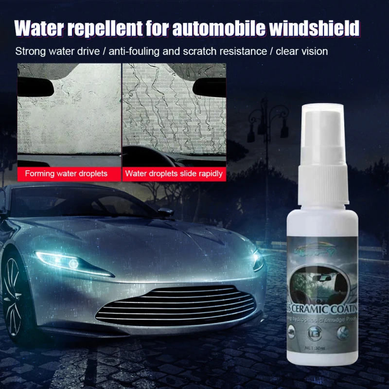 60ml Auto Glass Coating Agent Anti-rain For Cars Anti Fog Waterproof Spray  Glaco Antirain Coating Windshield Rain Repellent - AliExpress