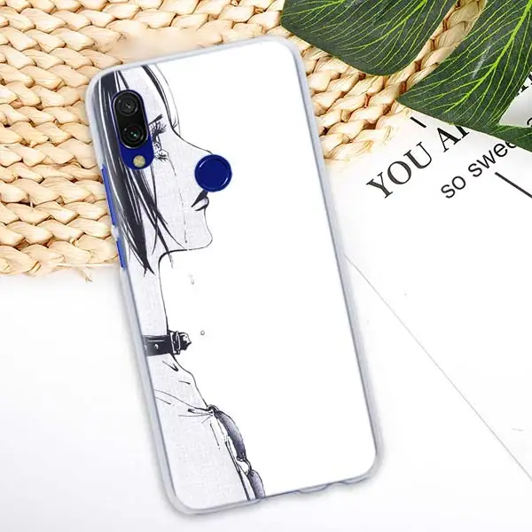 Nana аниме девушка Чехлы для Xiaomi Redmi K20 Pro Note 7 7S Y3 Note 6 5 Plus 6A 7A S2 GO жесткий чехол для телефона - Цвет: 08