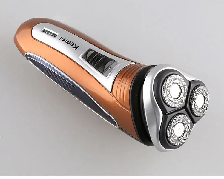Электробритва Kemei KM-2801 электробритва перезаряжаемая Тройная плавающая головка лезвия Бритва мужская триммер для бороды боковин бритва