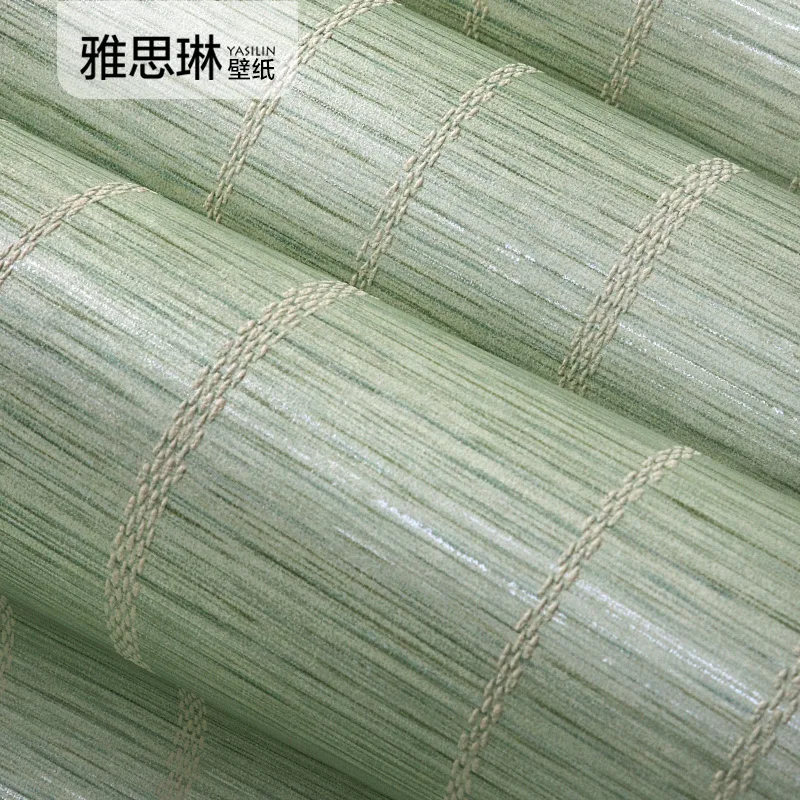 High quality new Chinese classical Chinese style Chinese wallpaper Japanese style living room straw bamboo restaurant restaurant