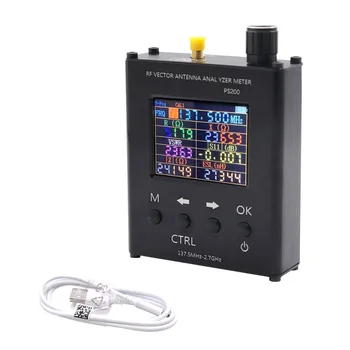

PS100 N1201SA+ 35MHz - 2.7GHz UV RF Antenna Analyzer SWR Meter Tester with Aluminum Alloy Shell PS100/PS200