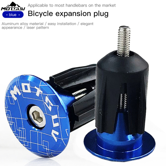 Aluminum Alloy Bicycle Handlebar End Plugs Caps Road Mountain Bike MTB Grip Handle Bar End Cap Cycling Handlebar Accessory