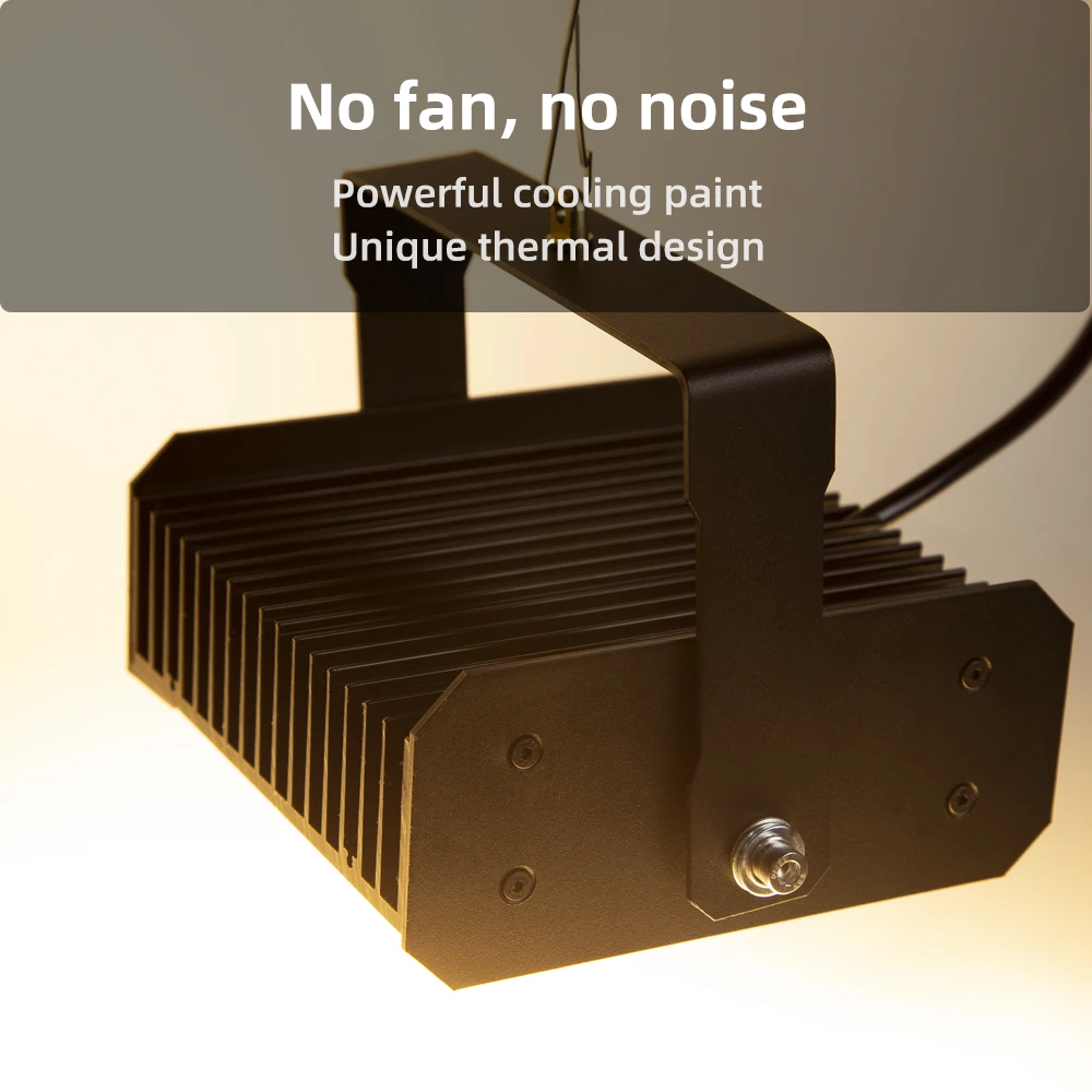Hydroponics COB LED Grow Light 100W Full Spectrum LED Plant Grow Lamp for Indoor Greenhouse Plants Veg& Flowering Stage