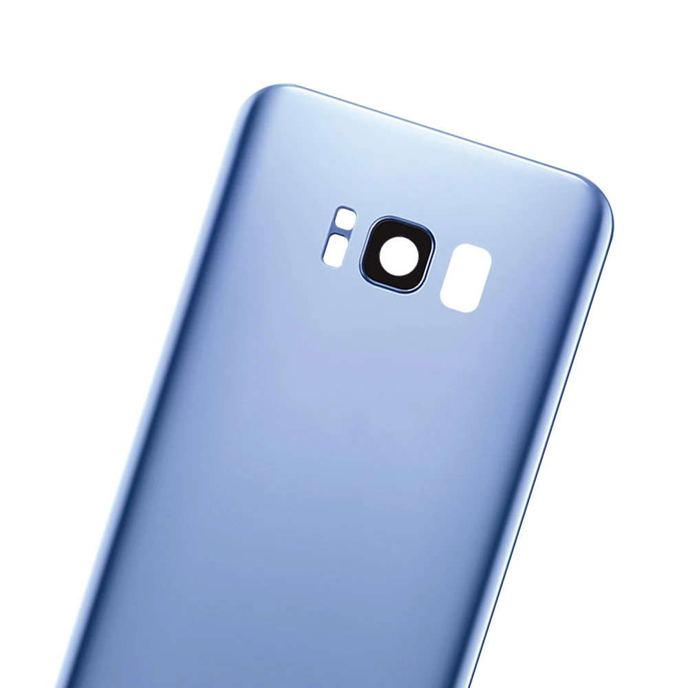 Для SAMSUNG Galaxy S8 G950F S8 Plus G955F Крышка батарейного отсека задняя дверь корпус чехол для SAMSUNG S8+ заднее стекло Корпус чехол Замена