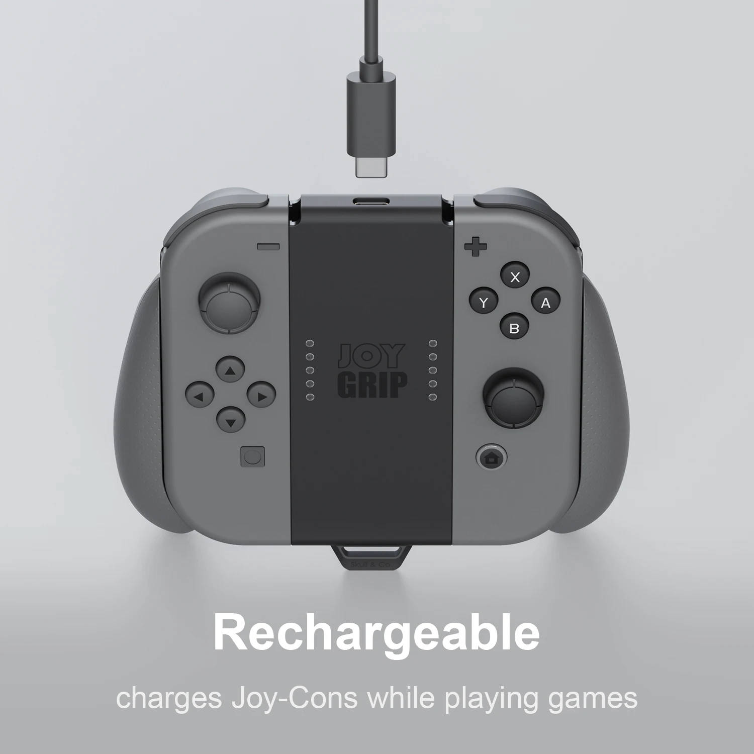 Carregador de Suporte de Alça de Carregamento para Nintendo Switch e Interruptor Skull Joygrip Joycon Oled Joy-con Controlador & Co. - Image 2
