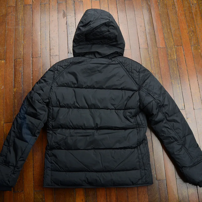 

Sweden Single Y Autumn & Winter Thick Two-color Men's Cotton-padded Clothes Casual Hooded-Slim Models Solid Color Cotton Coat