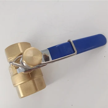 

Brass spring wire ball valve DN15 spring automatic reset ball valve 4 points double inner wire 1/2